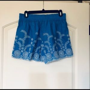 Jcrew eyelet shorts
